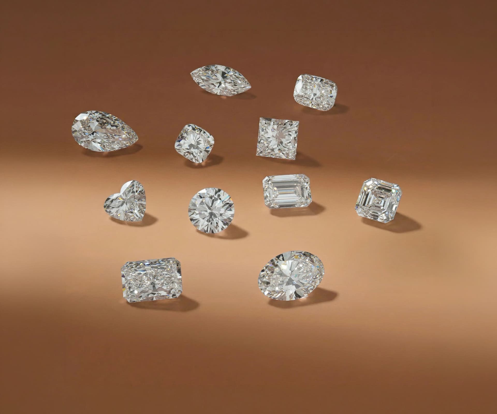 Loose Lab Grown Diamonds - Classic Shapes